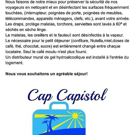 Cap Capistol Studio Avec Terrasse, Vue Port แอกด์ ภายนอก รูปภาพ