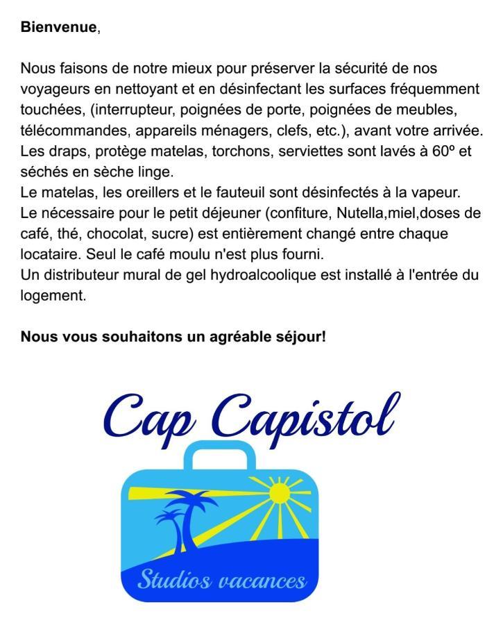 Cap Capistol Studio Avec Terrasse, Vue Port แอกด์ ภายนอก รูปภาพ
